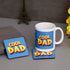 Personalized Father's Day Mug with Coaster Combo